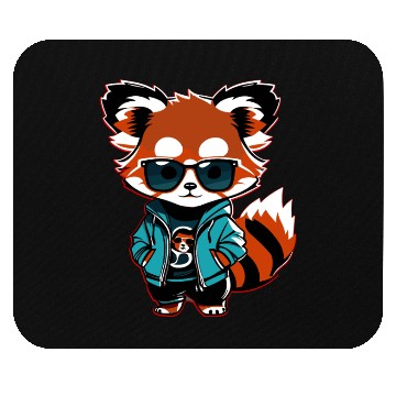 Discover Kawaii Red Panda Mouse Pads