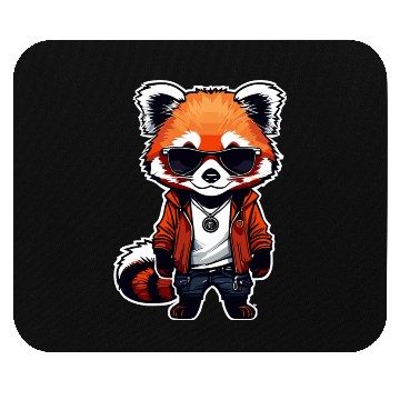Discover Chibi Red Panda Mouse Pads
