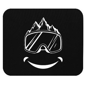 Discover Ski Face Winter Sports Snowboard Apres Ski Mouse Pads