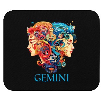 Discover Embrace Your Gemini Identity: Gemini Pride Mouse Pads