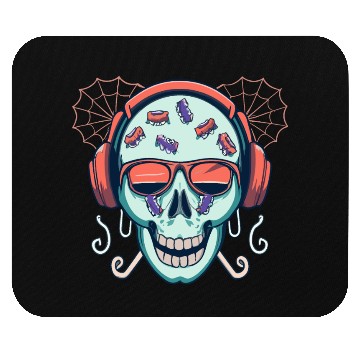Discover Skull Candy Halloween For Music Mouse Pads