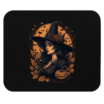 Discover hallowen witch design 27 Mouse Pads