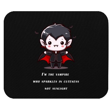 Discover Cute Little Halloween Vampire Mouse Pads