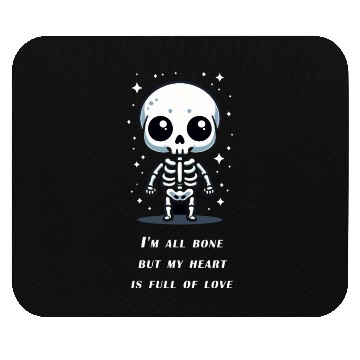 Discover Cute Little Halloween Skeleton Mouse Pads