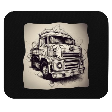 Discover Old School Truck / Oldtimer / Car / Vintage / 60s Mouse Pads