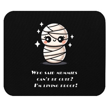Discover Cute Little Halloween Mummy Mouse Pads
