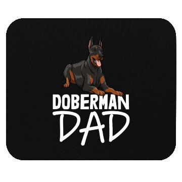 Discover Doberman Dad Mouse Pads