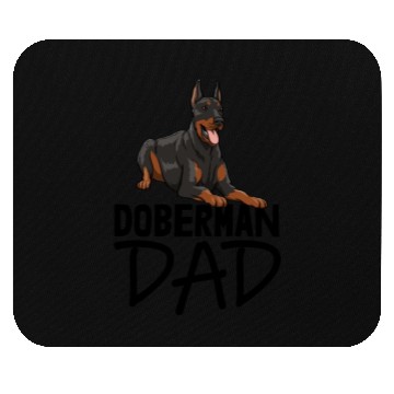 Discover Doberman Dad Mouse Pads