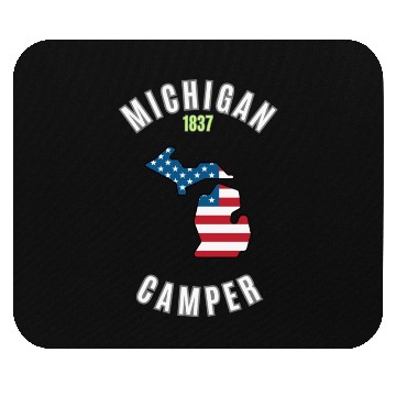 Discover American camper Michigan Mouse Pads