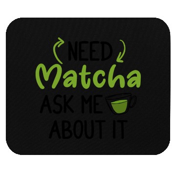 Discover Green Tea Lover Japanese Matcha Latte Drink Matcha Mouse Pads