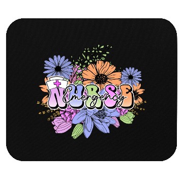 Discover Emergency Nurse flowers Mouse Pads