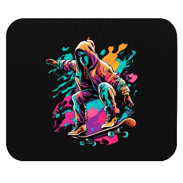 Discover Cyberpunk Skater Vector Mouse Pads