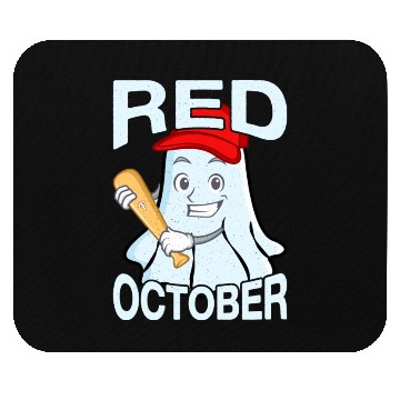 Discover Vintage Philly Red October Philadelphia Ghost Mouse Pads