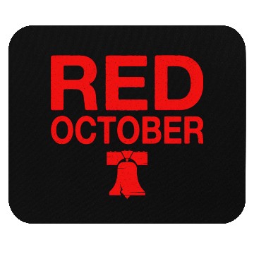 Discover Vintage Red October Philly Philadelphia Mouse Pads