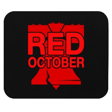 Discover Philadelphia Red October Philly Vintage Mouse Pads