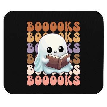 Discover Cute Ghost Reading Books | Booooks | Funny Mouse Pads