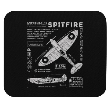 Discover Supermarine Spitfire Mouse Pads
