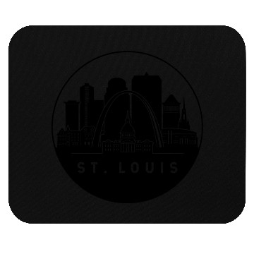 Discover St. Louis Missouri Skyline Mouse Pads