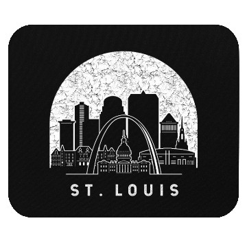 Discover St. Louis Missouri Skyline Mouse Pads