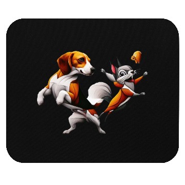 Discover Beagle s Squirrel Dance Off Mouse Pads