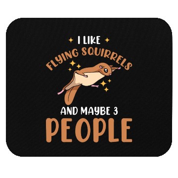 Discover Flying Squirrel Lover Mouse Pads