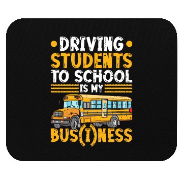 Discover School Bus Driver Mouse Pads