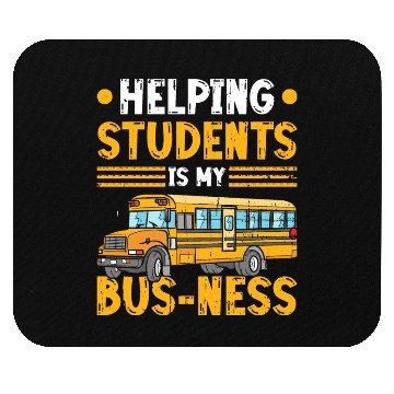 Discover Bus Assistant Back To School Bus Monitor Mouse Pads