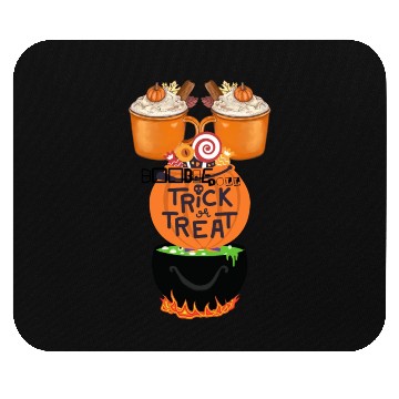 Discover pumpkin spice trick or treat witches brew Mouse Pads
