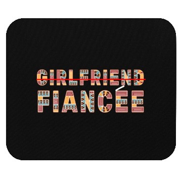 Discover Girlfriend Fiancee Couple Engagement Engaged Mouse Pads