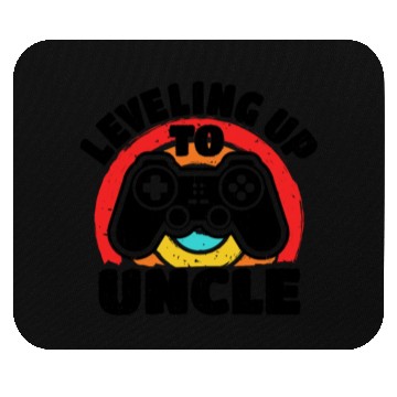 Discover Leveled Up To Uncle Gamer Gaming Future Uncle Mouse Pads