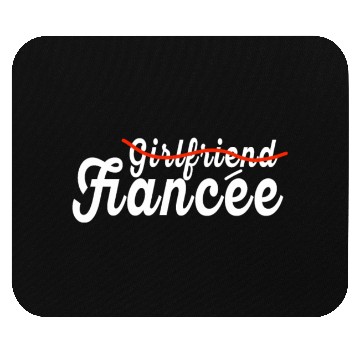 Discover Girlfriend Fiancee Couple Engagement Engaged Mouse Pads