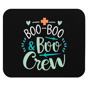 Discover Boo Boo Crew Ghost Halloweent-chirt Mouse Pads
