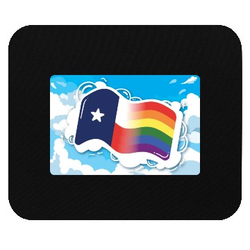 Discover Texas Flag Pride Design for proud LGBT+ Texan Mouse Pads