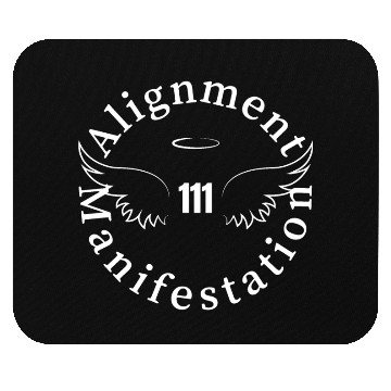 Discover 111 Angel Number Manifest Unisex Softstyle Mouse Pads