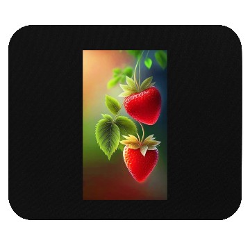 Discover This design is strawberry fruit Mouse Pads
