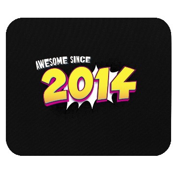 Discover Retro 9th birthday in Pop Art Comic Book Style Mouse Pads
