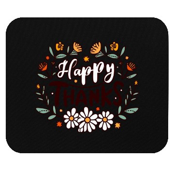 Discover Happy Fall Ya All Thanksgiving Autumn Design Mouse Pads