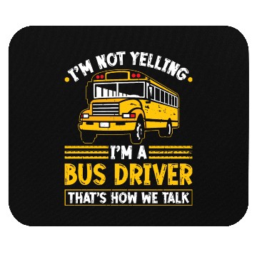 Discover School Bus Driver Back To School Mouse Pads
