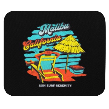 Discover Malibu California Mouse Pads