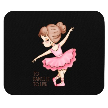 Discover To Dance Is To Live : Charles Schulz Quotes Mouse Pads