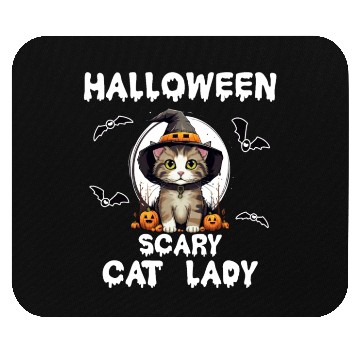 Discover Cats Mama Pumpkin Cat Halloween Cats Mouse Pads