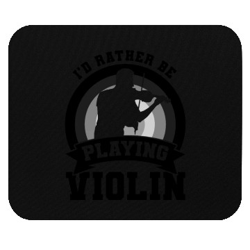 Discover Violin Player Quote Mouse Pads