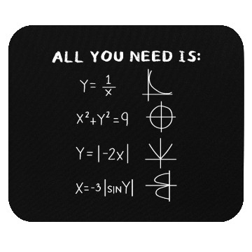 Discover All You Need Is Love, Math Equation Mouse Pads