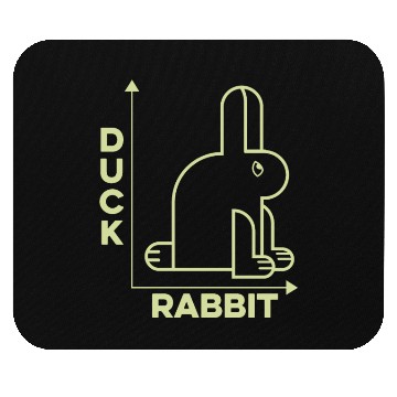 Discover Math Duck Rabbit Mouse Pads