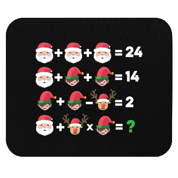 Discover Math Operation Santa Claus Christmas Mouse Pads