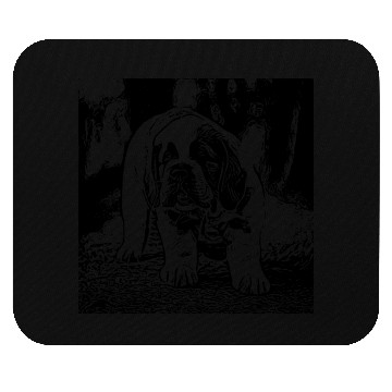 Discover Saint Bernard Puppy image Mouse Pads