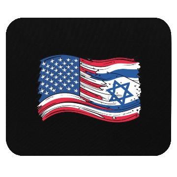 Discover USA Israel flag! We stand with Israel! Mouse Pads