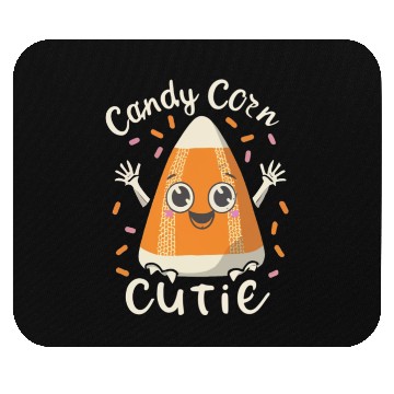 Discover candy corn cutie Halloween Gift Mouse Pads