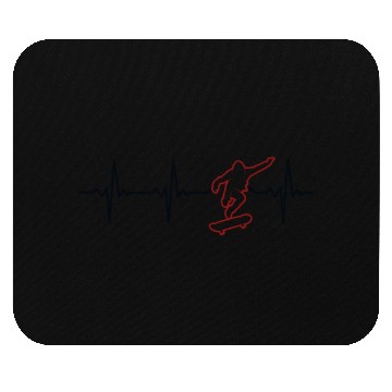 Discover Skateboard Heartbeat Skatergirl Skaterboy Mouse Pads
