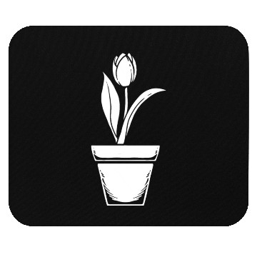 Discover Tulip Gardening Floral Mouse Pads